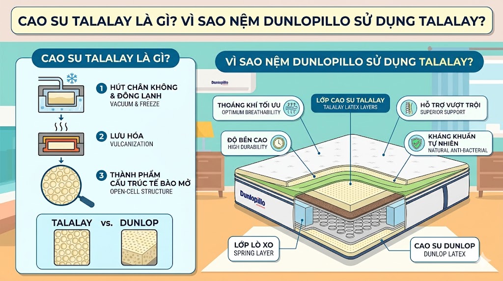 Cao Su Talalay Là Gì?