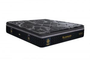 Nệm lò xo cao cấp Dunlopillo CoolSilk Black Beaumont 38cm – góc nghiêng trái