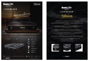 Nệm lò xo cao cấp Dunlopillo CoolSilk Black Valmont 42cm – thông tin sản phẩm & công nghệ