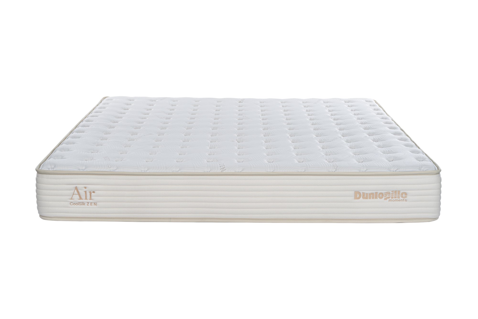coolsilk-zen-air-front Nệm lò xo cao cấp Dunlopillo CoolSilk Zen Air 25cm – mặt chính diện
