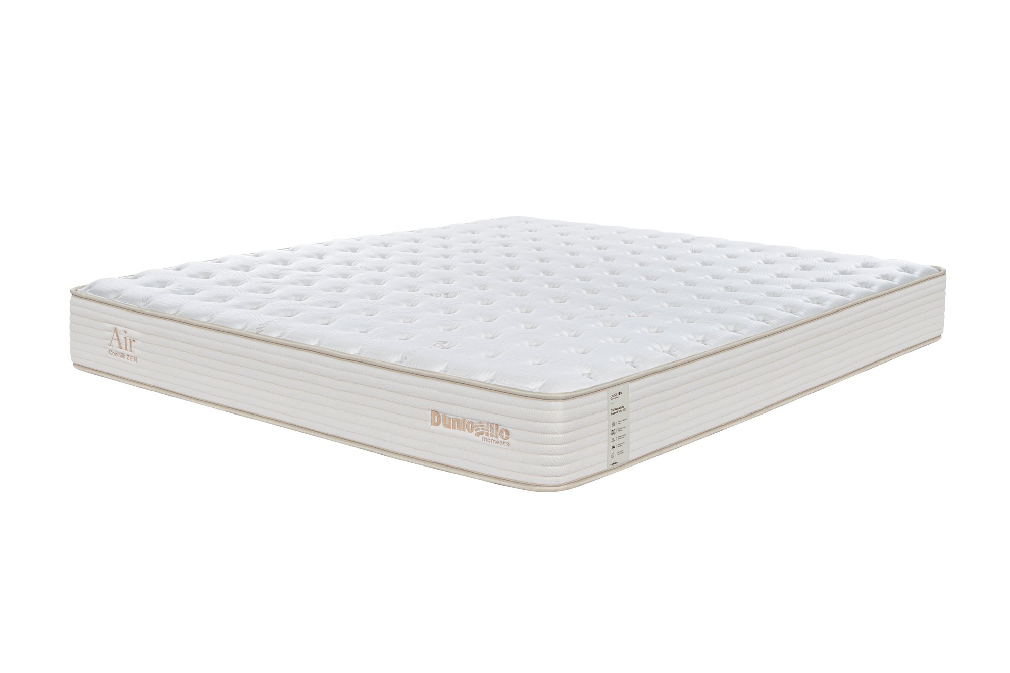 Nệm lò xo cao cấp Dunlopillo CoolSilk Zen Air 25cm – góc nghiêng phải Nệm lò xo cao cấp Dunlopillo CoolSilk Zen Air 25cm – góc nghiêng phải