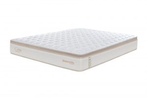 Nệm lò xo cao cấp Dunlopillo CoolSilk Zen Calm 27cm – góc nghiêng phải