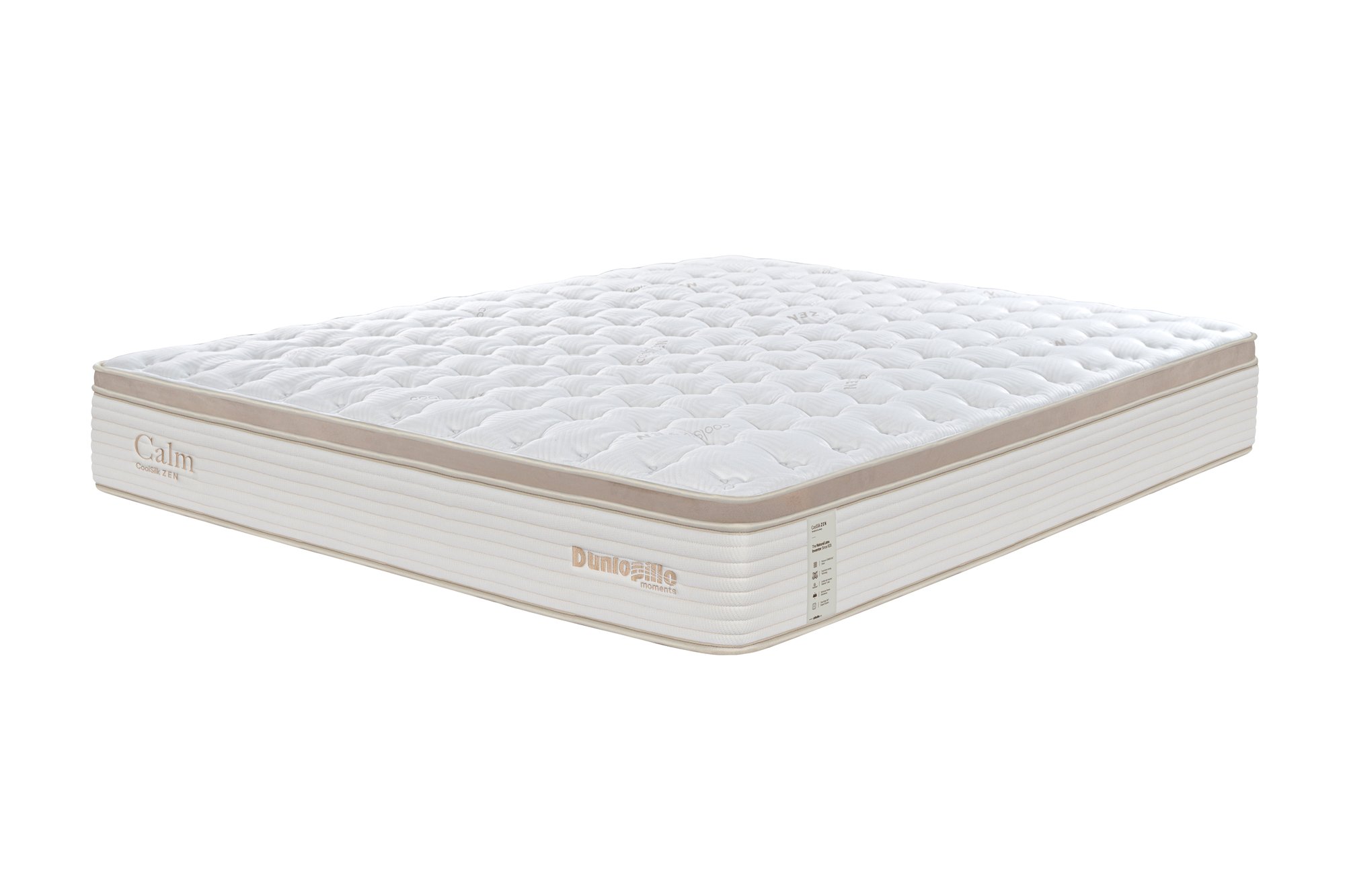 Nệm lò xo cao cấp Dunlopillo CoolSilk Zen Calm 27cm – góc nghiêng phải Nệm lò xo cao cấp Dunlopillo CoolSilk Zen Calm 27cm – góc nghiêng phải
