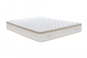 Nệm lò xo cao cấp Dunlopillo CoolSilk Zen Calm 27cm – góc nghiêng trái